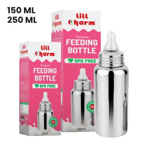 Premium Stainless Steel Feeding Bottle